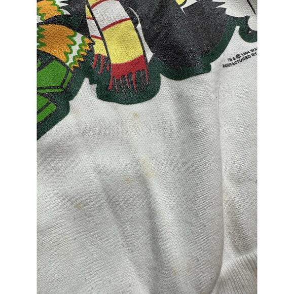 Vintage 1994’s Warner Bros Duck The Halls Lonney Tunes Crewneck/Pullover Size XL - Picture 7 of 11